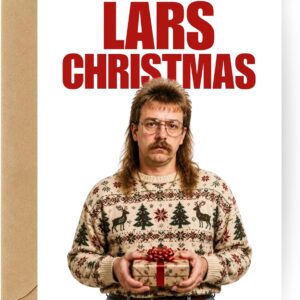 Nerd-Weihnachtskarte „Lars Christmas“ & Retro-Motive